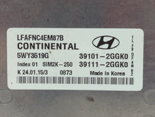 2015-2017 Hyundai Sonata PCM Engine Computer ECU ECM PCU OEM P/N:39111-2GGK0 39101-2GGK0 Fits 2015 2016 2017 OEM Used Auto Parts