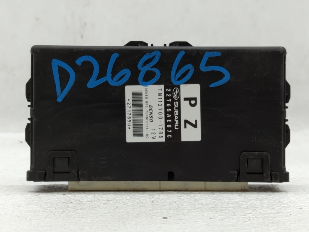 2013-2014 Subaru Legacy PCM Engine Control Computer ECU ECM PCU OEM P/N:TN112700-1785 22765AE07C Fits Fits 2013 2014 OEM Used Auto Parts