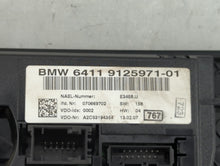 2007-2010 Bmw 335i Climate Control Module Temperature AC/Heater Replacement P/N:6411 9125971-01 Fits Fits 2007 2008 2009 2010 OEM Used Auto Parts