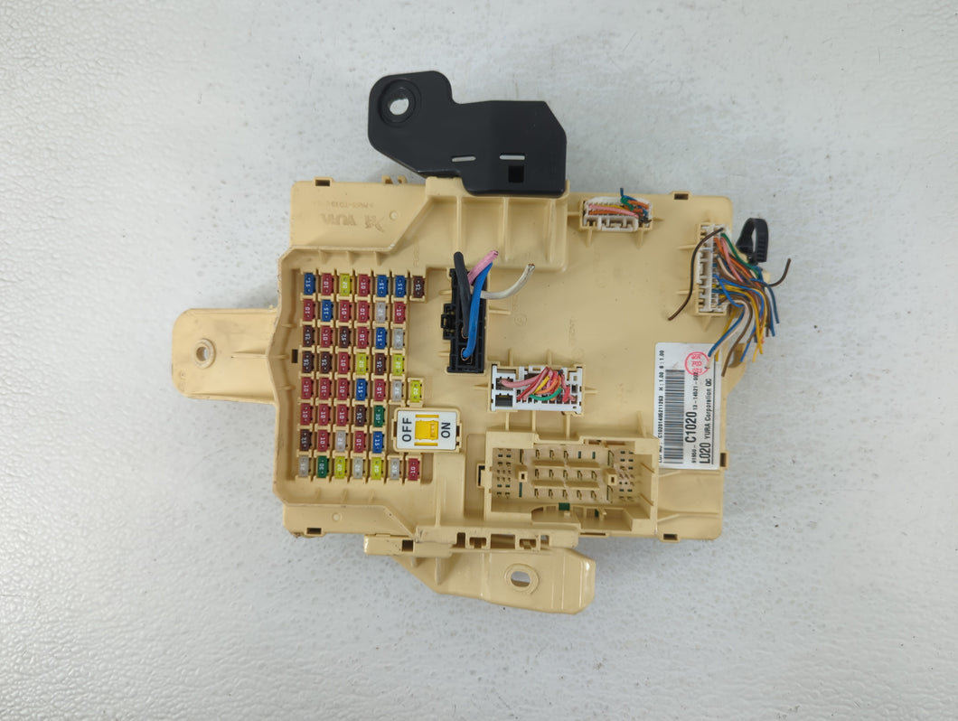 2014-2016 Kia Forte Fusebox Fuse Box Panel Relay Module P/N:91950-C1020 Fits 2014 2015 2016 OEM Used Auto Parts