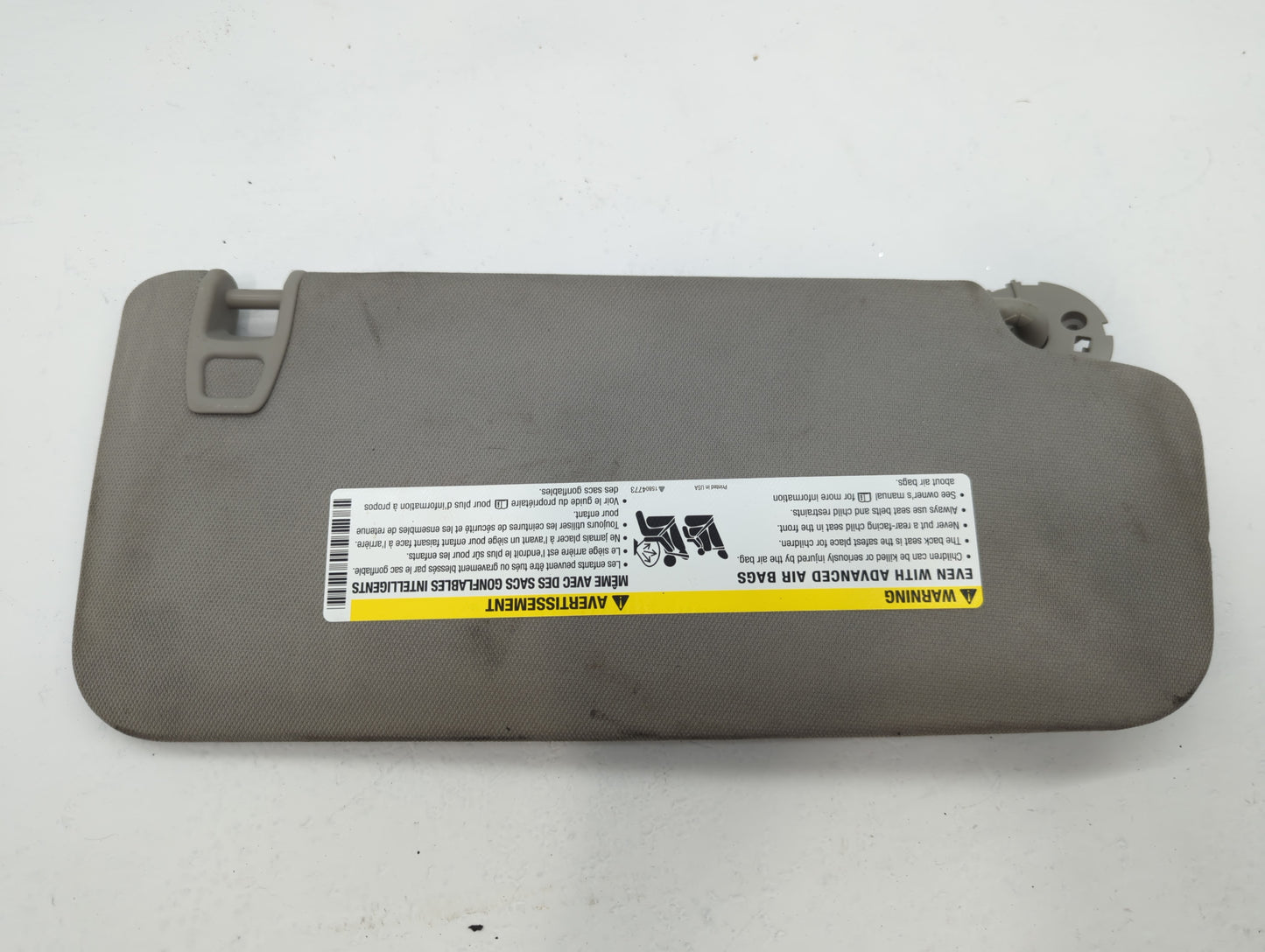 2017 Chevrolet Traverse Sun Visor Shade Replacement Driver Left Mirror Fits OEM Used Auto Parts - Oemusedautoparts1.com