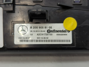 2015 Mercedes-Benz C300 Climate Control Module Temperature AC/Heater Replacement P/N:A 205 905 81 05 Fits 2016 2017 2018 OEM Used Auto Parts