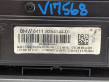 2014-2015 Bmw 328i Climate Control Module Temperature AC/Heater Replacement P/N:9354144-01 Fits 2014 2015 2016 OEM Used Auto Parts