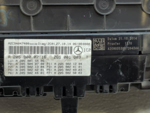 2015 Mercedes-Benz C300 Instrument Cluster Speedometer Gauges P/N:A2C94047400 Fits OEM Used Auto Parts