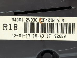 2012-2015 Hyundai Veloster Instrument Cluster Speedometer Gauges P/N:94001-2V330 Fits 2012 2013 2014 2015 OEM Used Auto Parts