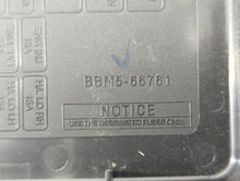 2010 Mazda 3 Fusebox Fuse Box Panel Relay Module P/N:BBM5-66761 Fits OEM Used Auto Parts