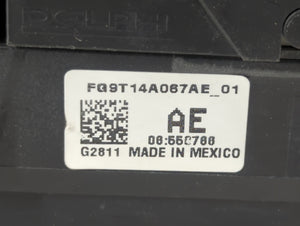 2016 Ford Fusion Fusebox Fuse Box Panel Relay Module P/N:FG9T14A067AE_01 Fits 2012 2013 2014 OEM Used Auto Parts