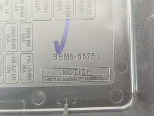 2010-2013 Mazda 3 Chassis Control Module Ccm Bcm Body Control Bbm5-66761