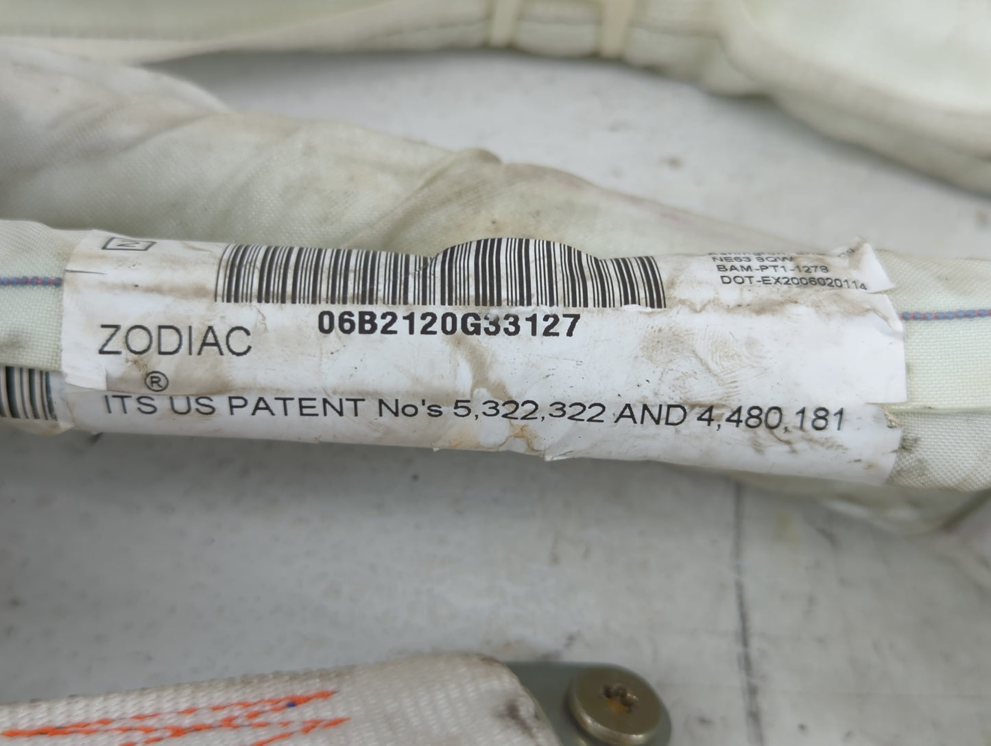 2014 Mercedes-benz C63 Amg Passenger Curtain Air Bag Oem - Oemusedautoparts1.com