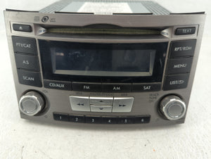 2012-2014 Subaru Legacy Radio AM FM Cd Player Receiver Replacement P/N:86201AJ61A Fits 2012 2013 2014 OEM Used Auto Parts