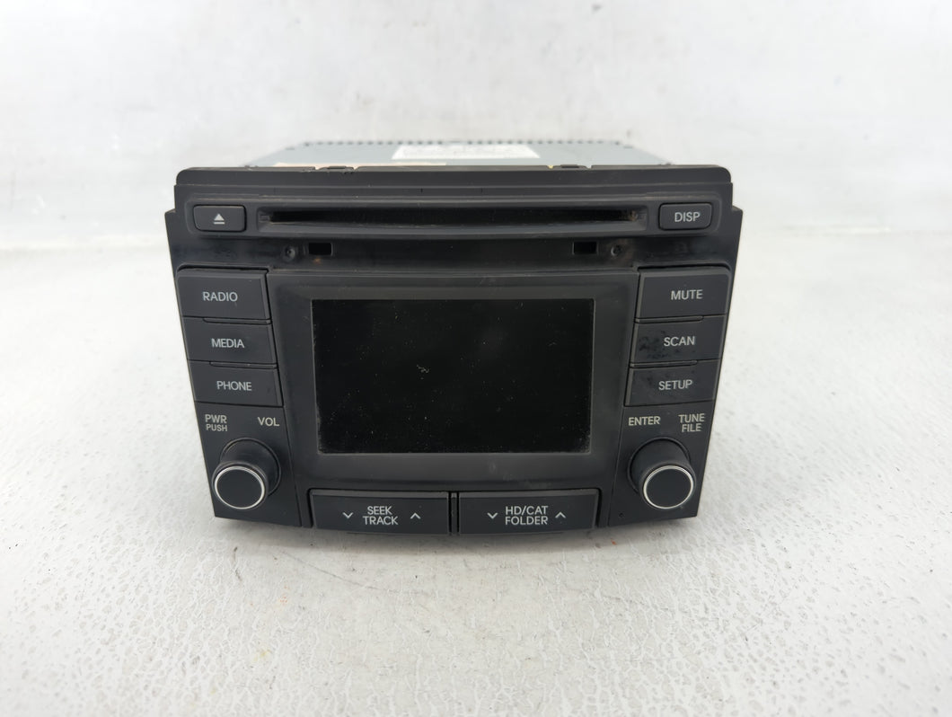 2014-2015 Hyundai Sonata Radio AM FM Cd Player Receiver Replacement P/N:96180-3Q8004X Fits 2014 2015 OEM Used Auto Parts