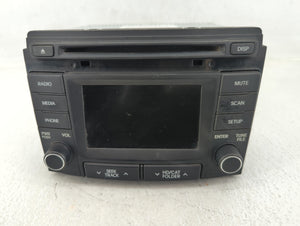 2014-2015 Hyundai Sonata Radio AM FM Cd Player Receiver Replacement P/N:96180-3Q8004X Fits 2014 2015 OEM Used Auto Parts