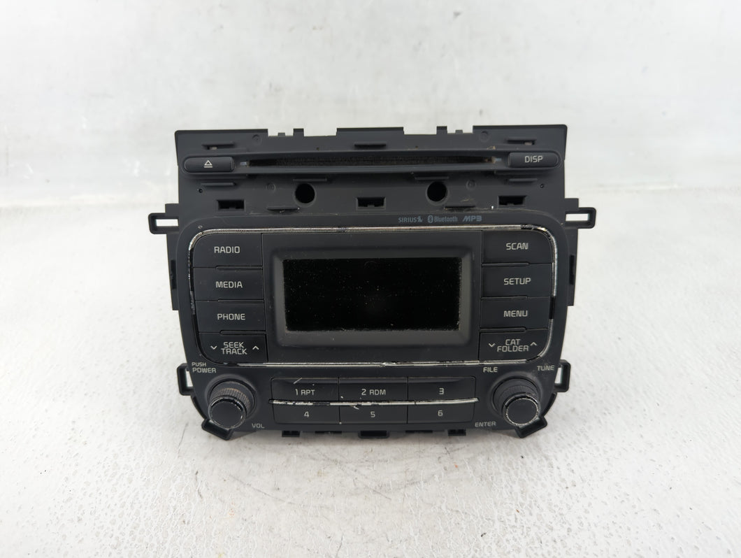 2014-2016 Kia Forte Radio AM FM Cd Player Receiver Replacement P/N:96170-A7171WK Fits 2014 2015 2016 OEM Used Auto Parts