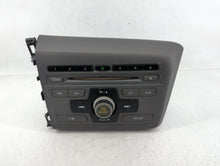 2012 Honda Civic Radio AM FM Cd Player Receiver Replacement P/N:39100-TR0-A315-M1 Fits OEM Used Auto Parts