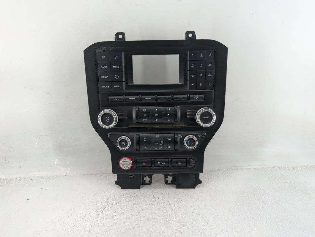 2015-2016 Ford Mustang Radio AM FM Cd Player Receiver Replacement P/N:FR3T-18E243-ED Fits 2015 2016 OEM Used Auto Parts