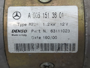 1997-2004 Mercedes-Benz Slk230 Car Starter Motor Solenoid OEM P/N:A 005 151 36 01 Fits OEM Used Auto Parts