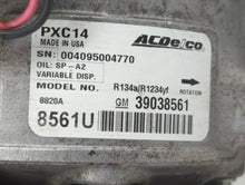 2017-2017 Chevrolet Cruze Air Conditioning A/c Ac Compressor Oem