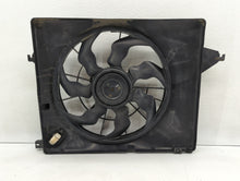 2010-2012 Hyundai Santa Fe Left Radiator Fan Motor Assembly Black