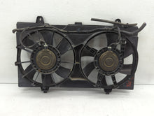 2007-2012 Nissan Sentra Left Radiator Fan Motor Assembly Black