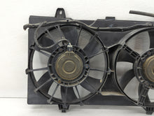 2007-2012 Nissan Sentra Left Radiator Fan Motor Assembly Black