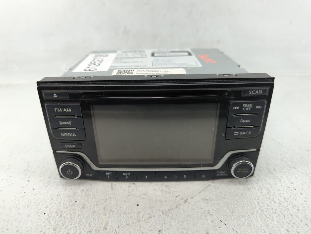 2015 Nissan Sentra Radio AM FM Cd Player Receiver Replacement P/N:28185 9MB0A Fits 2016 OEM Used Auto Parts