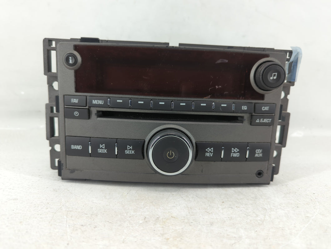 2007-2008 Saturn Aura Radio AM FM Cd Player Receiver Replacement P/N:15948188 Fits 2007 2008 OEM Used Auto Parts