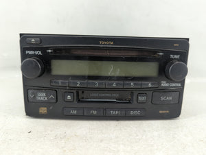 2004-2007 Toyota Highlander Radio AM FM Cd Player Receiver Replacement P/N:86120-52241 Fits 2003 2004 2005 2006 2007 OEM Used Auto Parts