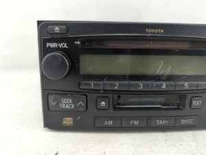 2004-2007 Toyota Highlander Radio AM FM Cd Player Receiver Replacement P/N:86120-52241 Fits 2003 2004 2005 2006 2007 OEM Used Auto Parts