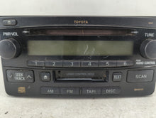 2004-2007 Toyota Highlander Radio AM FM Cd Player Receiver Replacement P/N:86120-52241 Fits 2003 2004 2005 2006 2007 OEM Used Auto Parts