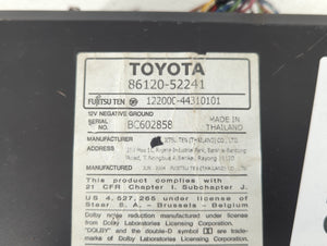 2004-2007 Toyota Highlander Radio AM FM Cd Player Receiver Replacement P/N:86120-52241 Fits 2003 2004 2005 2006 2007 OEM Used Auto Parts