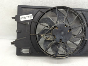 2007-2010 Pontiac G5 Left Radiator Fan Motor Assembly Black