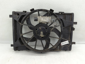 2010-2012 Ford Fusion Left Radiator Fan Motor Assembly Black