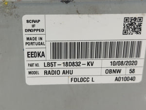 2020-2022 Ford Explorer Radio AM FM Cd Player Receiver Replacement P/N:LB5T-18D832-KV Fits 2020 2021 2022 OEM Used Auto Parts