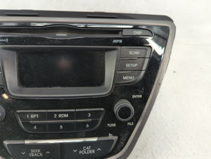 2013 Hyundai Elantra Radio AM FM Cd Player Receiver Replacement P/N:96170-3X165RA5 Fits OEM Used Auto Parts