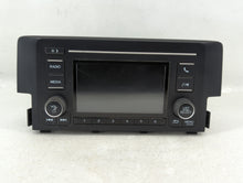 2019-2021 Honda Civic Radio AM FM Cd Player Receiver Replacement P/N:39100-TBA-A41 Fits 2019 2020 2021 OEM Used Auto Parts