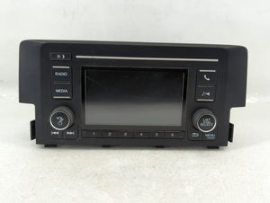 2019-2021 Honda Civic Radio AM FM Cd Player Receiver Replacement P/N:39100-TBA-A41 Fits 2019 2020 2021 OEM Used Auto Parts