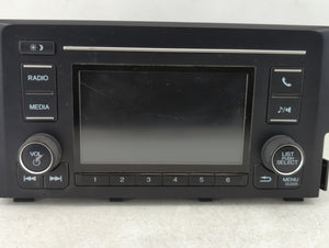 2019-2021 Honda Civic Radio AM FM Cd Player Receiver Replacement P/N:39100-TBA-A41 Fits 2019 2020 2021 OEM Used Auto Parts