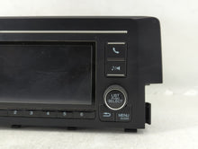 2019-2021 Honda Civic Radio AM FM Cd Player Receiver Replacement P/N:39100-TBA-A41 Fits 2019 2020 2021 OEM Used Auto Parts