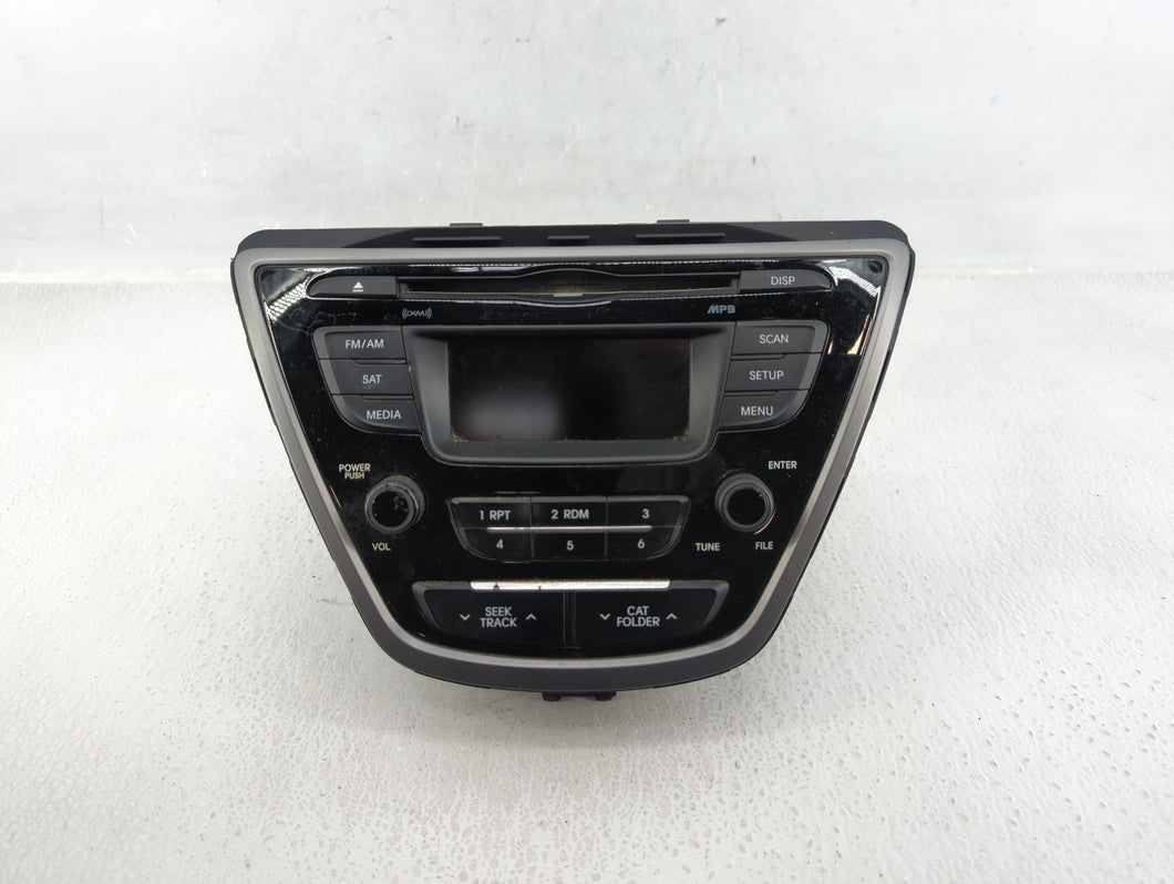 2014-2016 Hyundai Elantra Radio AM FM Cd Player Receiver Replacement P/N:96170-3X156GU Fits 2014 2015 2016 OEM Used Auto Parts