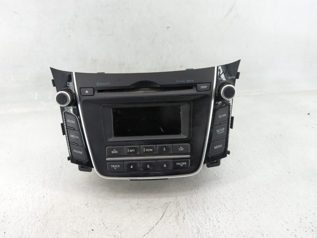 2016-2017 Hyundai Elantra Radio AM FM Cd Player Receiver Replacement P/N:96170-A5260GU Fits 2016 2017 OEM Used Auto Parts