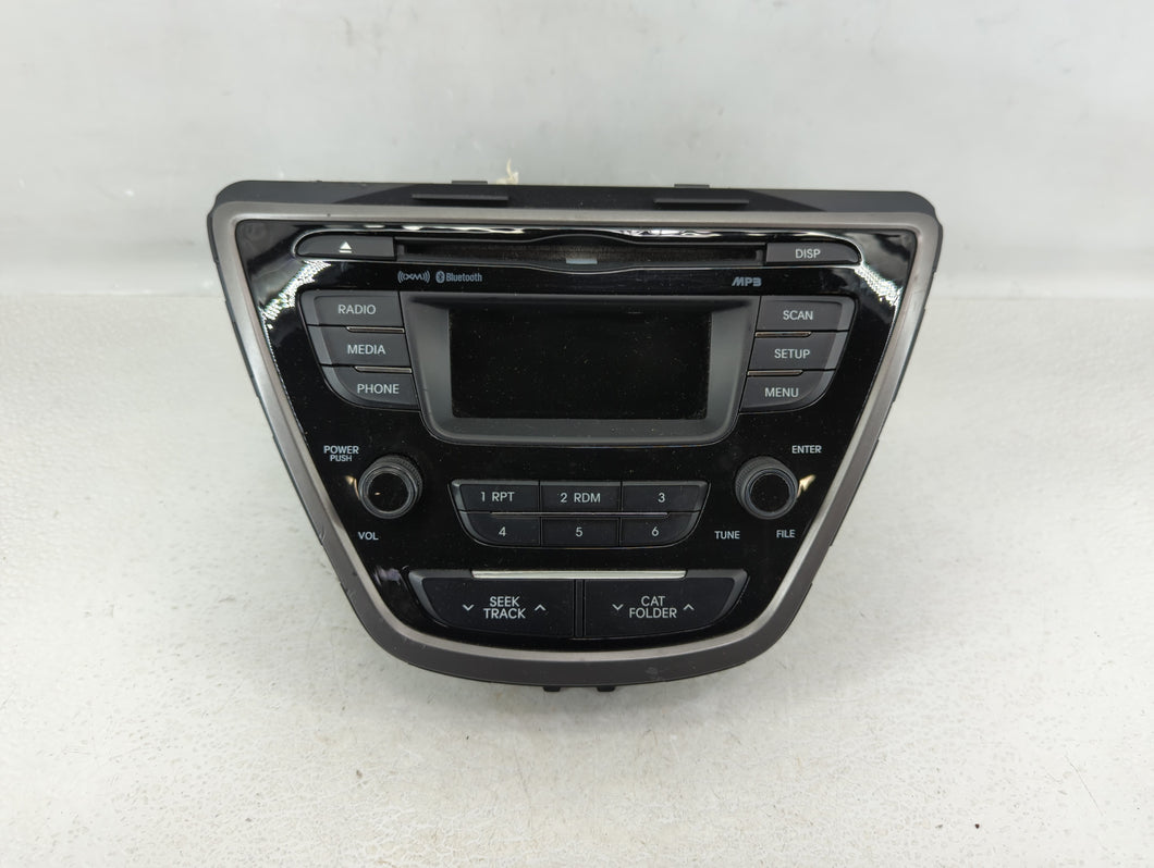 2011-2013 Hyundai Elantra Radio AM FM Cd Player Receiver Replacement P/N:96170-3X165RA5 Fits 2011 2012 2013 OEM Used Auto Parts