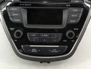 2011-2013 Hyundai Elantra Radio AM FM Cd Player Receiver Replacement P/N:96170-3X165RA5 Fits 2011 2012 2013 OEM Used Auto Parts