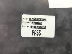 2012-2013 Kia Soul Fusebox Fuse Box Panel Relay Module P/N:914072K142 Fits 2012 2013 OEM Used Auto Parts