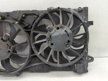 2013-2016 Chevrolet Malibu Left Radiator Fan Motor Assembly Black