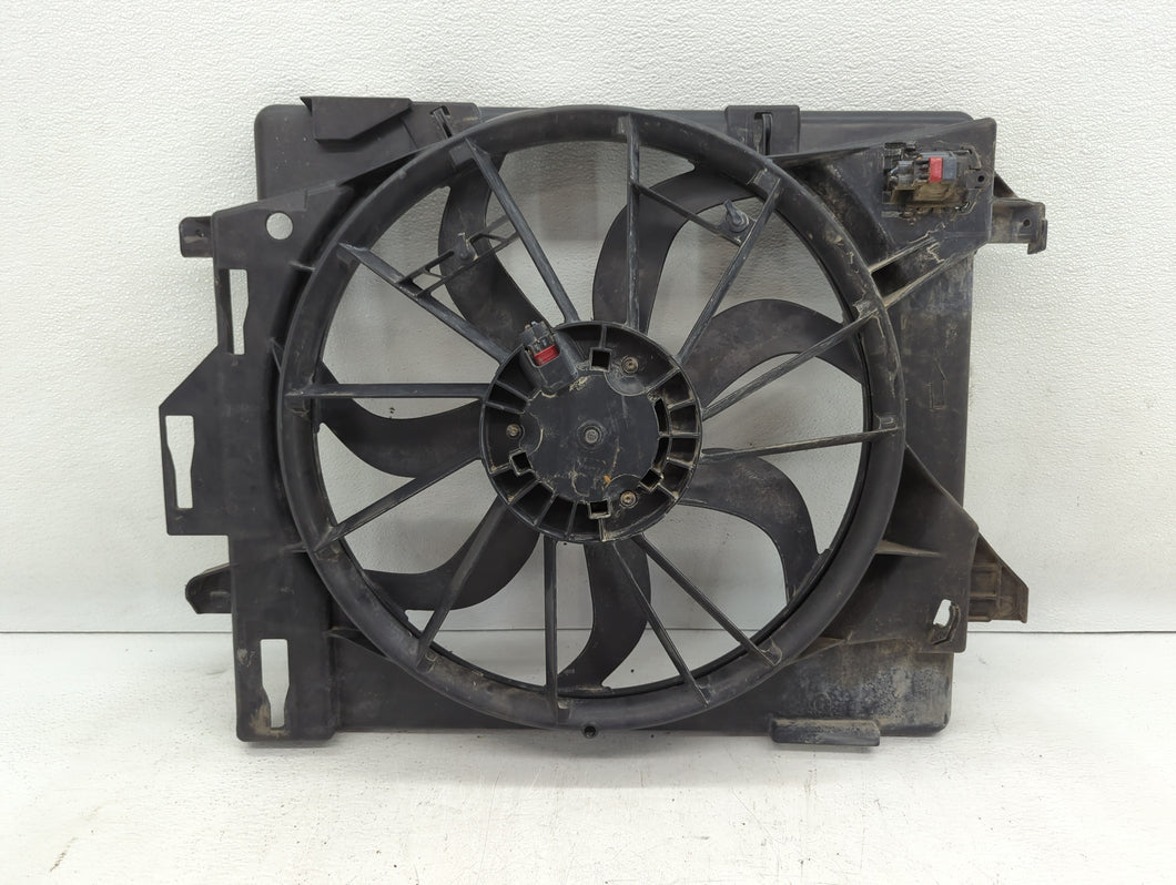 Dodge Caravan Left Radiator Fan Motor Assembly Black