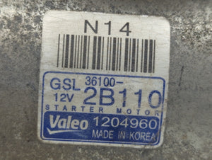 2015-2017 Kia Rio Car Starter Motor Solenoid OEM P/N:1204960 36100-2B110 Fits 2014 2015 2016 2017 2018 2019 OEM Used Auto Parts