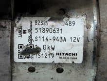 2017 Fiat 124 Spider Car Starter Motor Solenoid OEM P/N:51890631 Fits 2014 2015 2016 2018 OEM Used Auto Parts