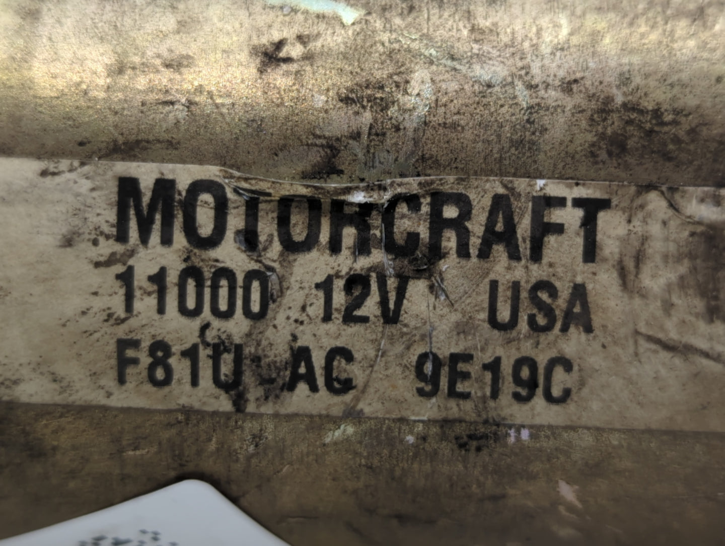 1999-2013 Ford F-150 Car Starter Motor Solenoid OEM P/N:F81U AC 9E19C 11000 12V Fits OEM Used Auto Parts - Oemusedautoparts1.com