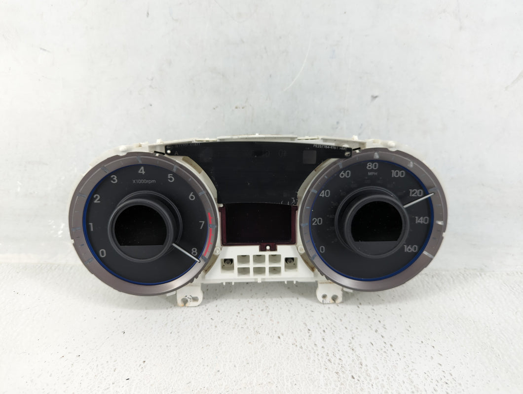 2011-2014 Hyundai Sonata Instrument Cluster Speedometer Gauges P/N:TN257470-0751 Fits 2011 2012 2013 2014 OEM Used Auto Parts