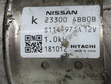 2017-2020 Nissan Rogue Sport Car Starter Motor Solenoid OEM P/N:23300 4BB0B Fits 2017 2018 2019 2020 2021 OEM Used Auto Parts